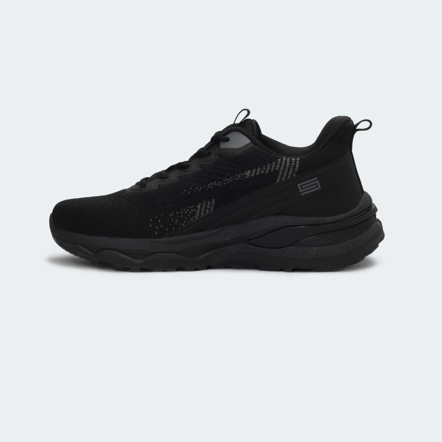 FLYNX 752 -Black Sport Shoes for Men -Caliber Shoes Nepal