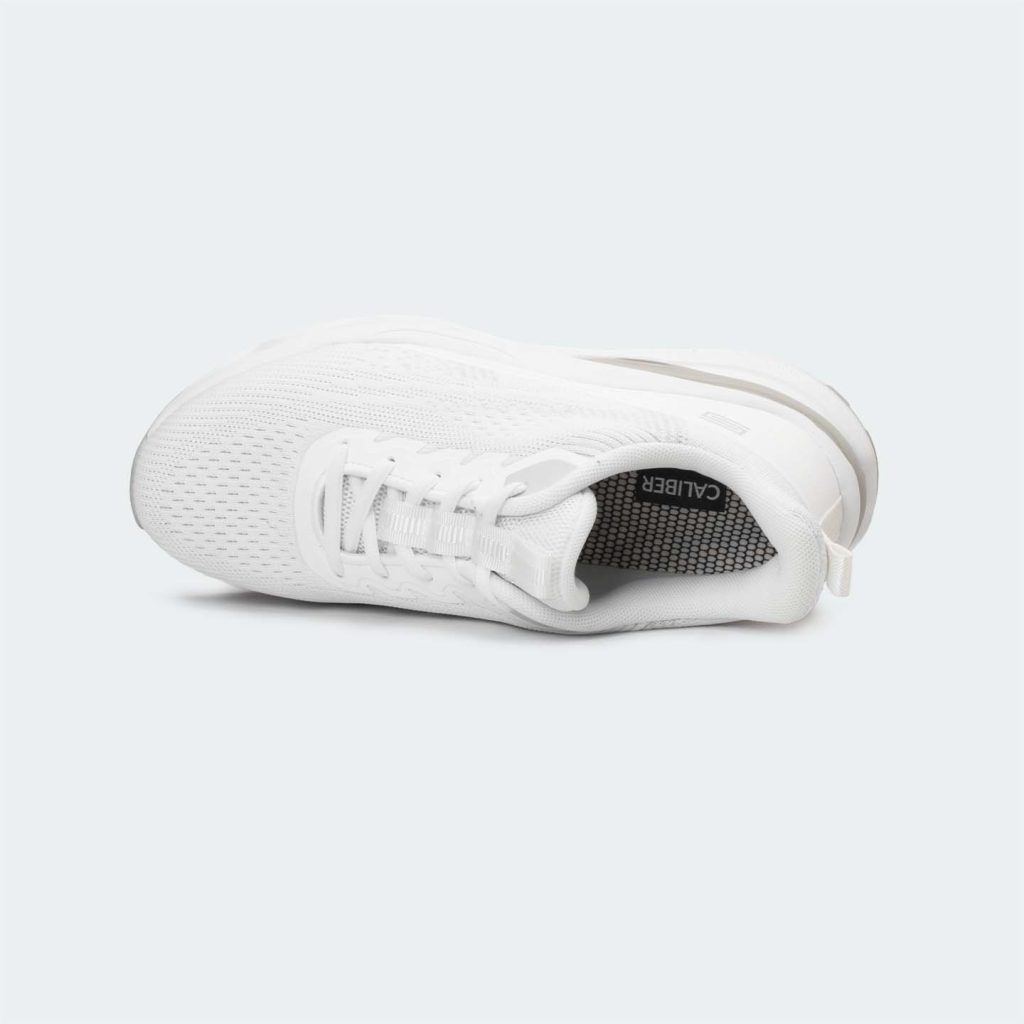 FLYNX 752 -White Sport Shoes for Men -Caliber Shoes Nepal