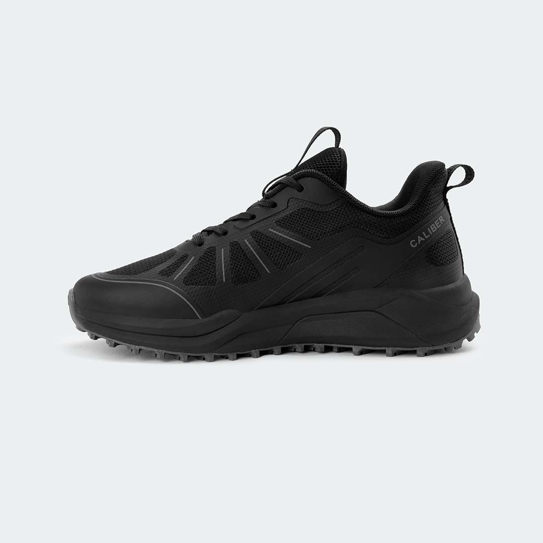 TERRA 757 – Black Sports Shoes – Caliber Shoes Nepal