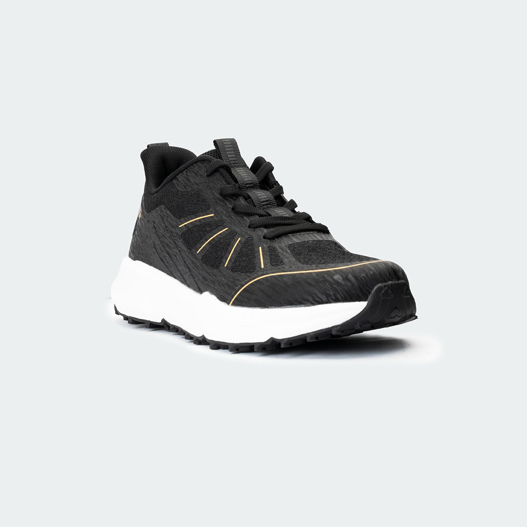 TERRA 757.2 – Black Sports Shoes – Caliber Shoes Nepal