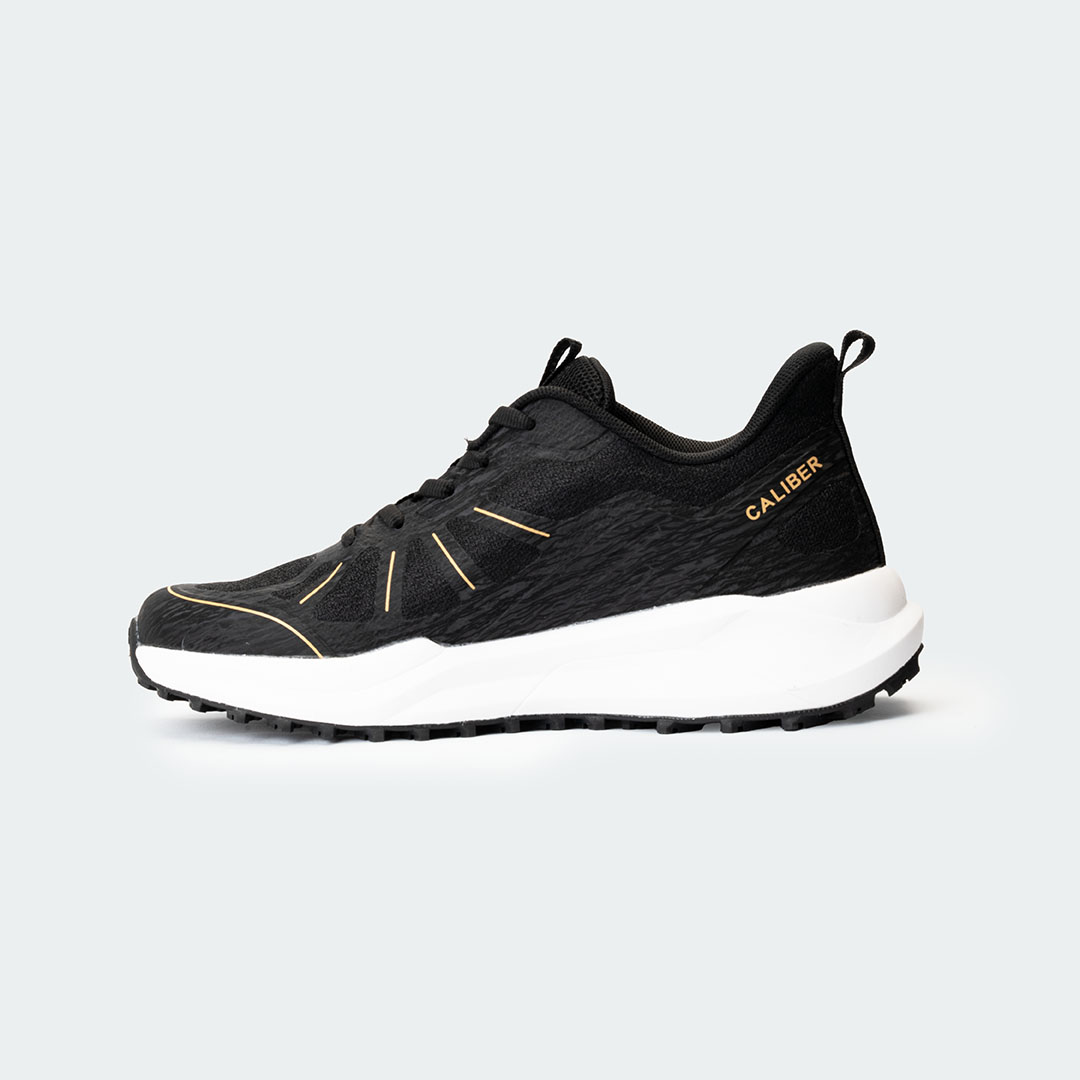 TERRA 757.2 – Black Sports Shoes – Caliber Shoes Nepal