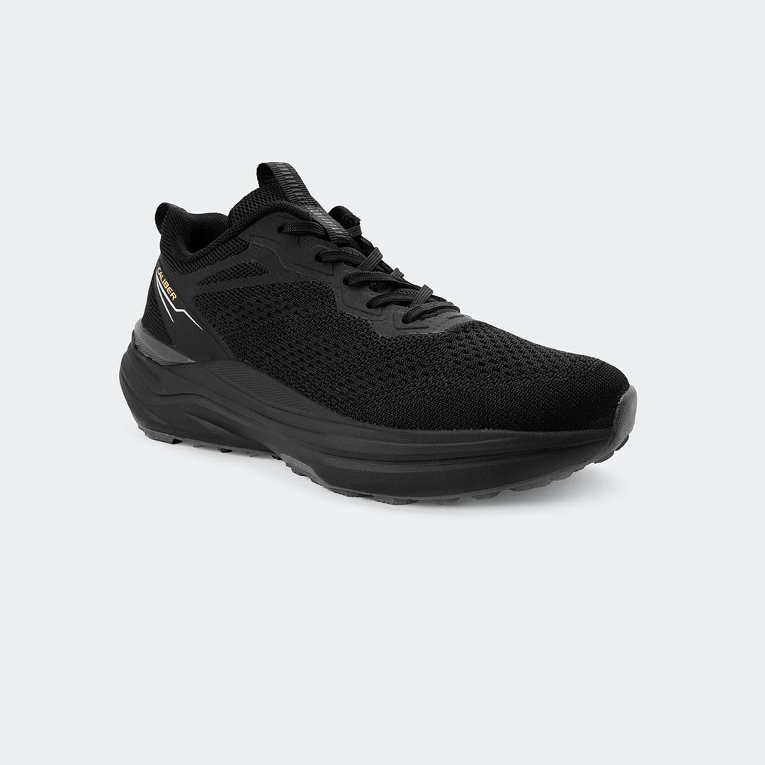 PULSE 759 -Black Sports Shoes For Men -Caliber Shoes Nepal