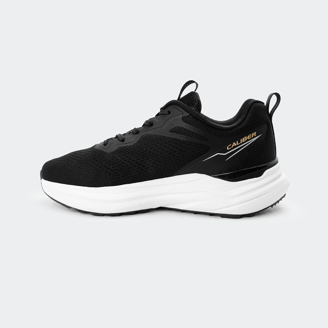 PULSE 759.2 -Black/White Sports Shoes For Men -Caliber Shoes Nepal