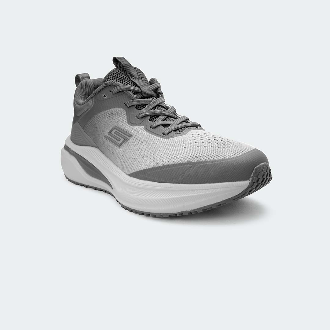 MONORUN 761 -Grey Sports Shoes For Men -Caliber Shoes Nepal