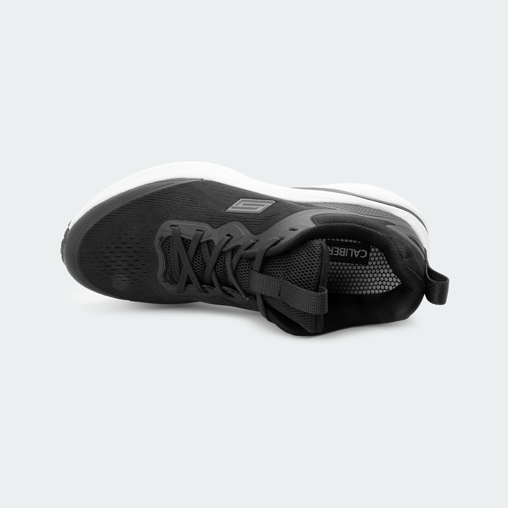 MONORUN 761W.2 -Black/White Sports Shoes For Women -Caliber Shoes Nepal