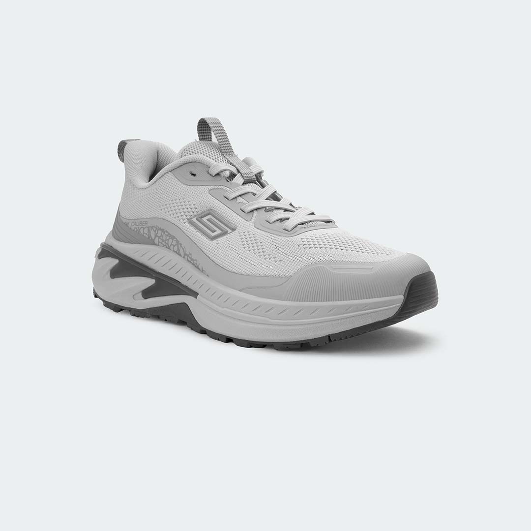 VELTRIX 762-Light Grey Sports Shoes For Men -Caliber Shoes Nepal