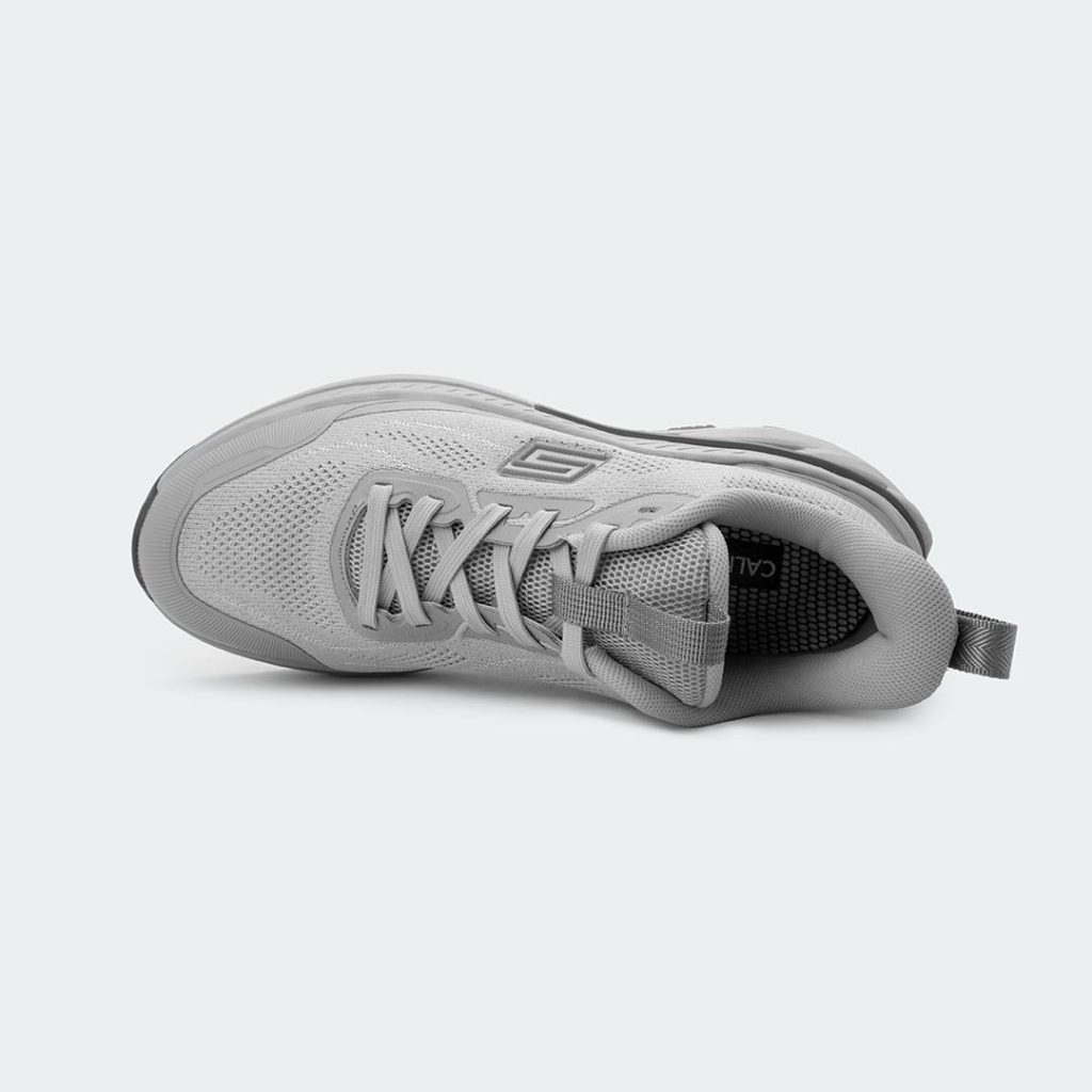 VELTRIX 762-Light Grey Sports Shoes For Men -Caliber Shoes Nepal