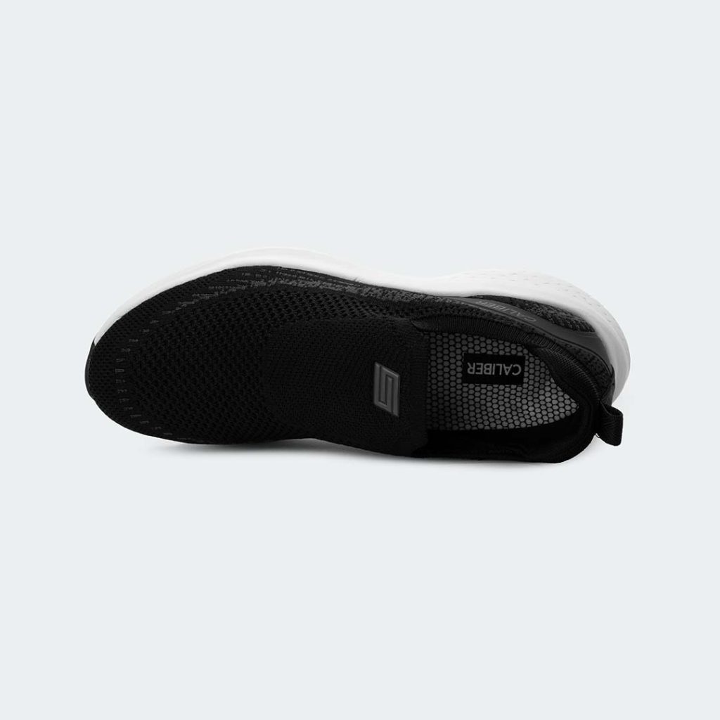 CaliberSWIFTKNIT 763W – Black Slip-On Shoes For Women