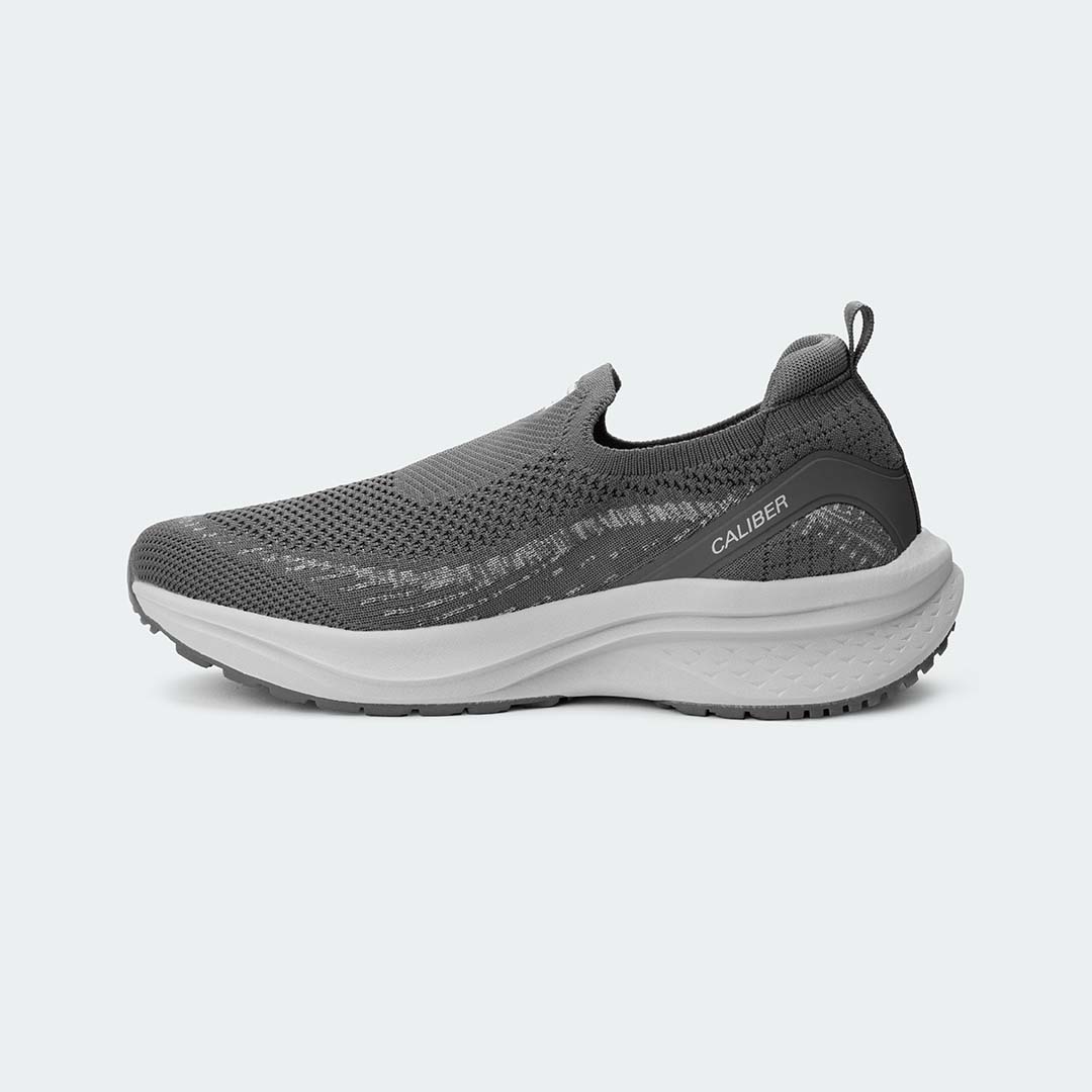 SWIFTKNIT 763 -Grey Slip-On Shoes For Women -