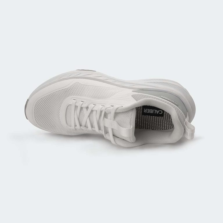 ELEVATE 764 – White Sports Shoes For Men – Caliber Shoes Nepal