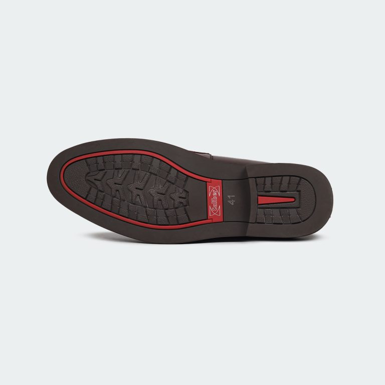 A 527 C -Coffee Penny Formal Shoes For Men -Caliber Shoes Nepal