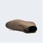 NICHOLAS A500SK-Olive Lace Up Boots For Men -Caliber Shoes Nepal