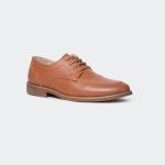 ALBERT A537G -Brown Lace Up Formal Shoes For Men -Caliber Shoes Nepal