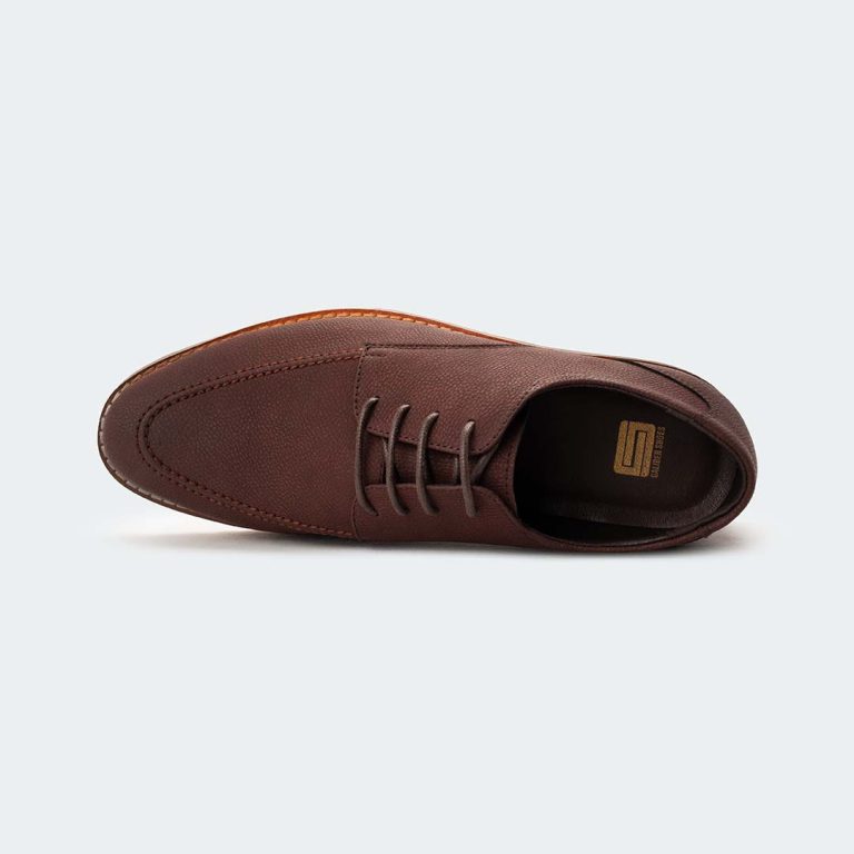 ALBERT A537SK -Maroon Formal Shoes For Men -Caliber Shoes Nepal