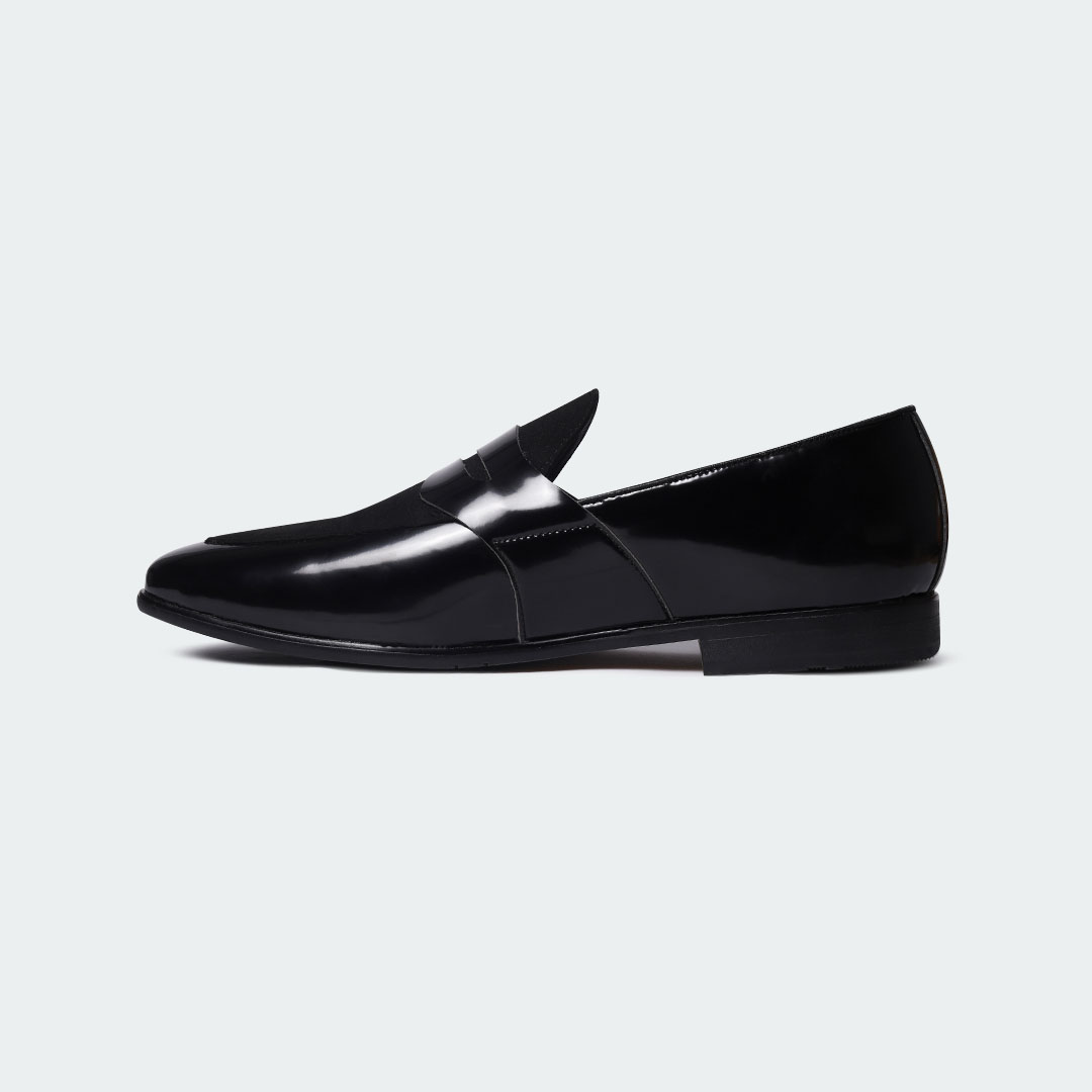 CARTER B683SNY/SR-Black Formal Shoes For Men -Caliber Shoes Nepal