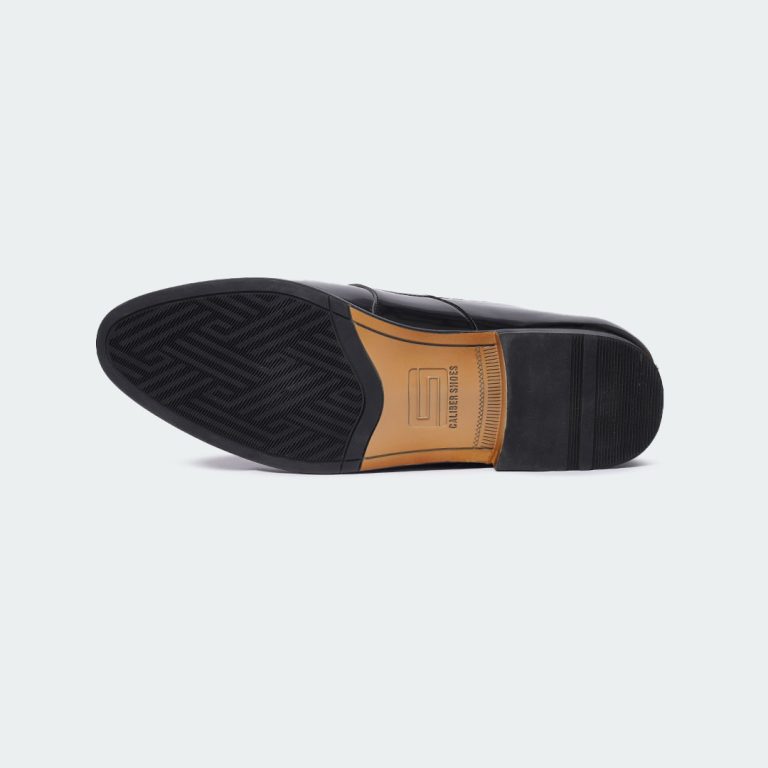 CARTER B683SNY/SR-Black Formal Shoes For Men -Caliber Shoes Nepal