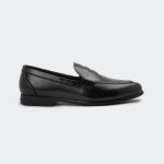 GARNET B682SN – Black Penny Formal Shoes For Men – Caliber Shoes Nepal