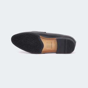 ANGELO B714C -Black Penny Loafers For Men -Caliber Shoes Nepal