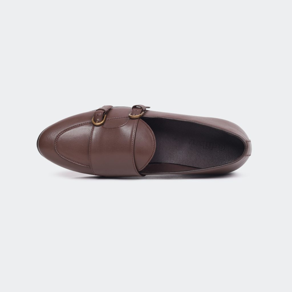 ANGELO B714C -Coffee Penny Loafers For Men -Caliber Shoes Nepal