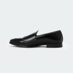 ANGELO B714SN -Black Formal Shoes For Men -Caliber Shoes Nepal