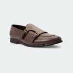 ANGELO B714SN -Coffee Formal Shoes For Men -Caliber Shoes Nepal