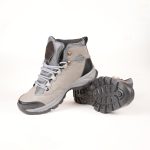 Run Shoes Grey & Black Lace-up Trekking Boots for Men