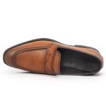 T 654 C -Coffee/R Penny Formal Shoes For Men -Caliber Shoes Nepal