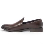 T 653 C -Coffee Slip On Formal Shoes For Men -Caliber Shoes Nepal