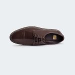 ANGELO B714SNY -Coffee Formal Shoes For Men -Caliber Shoes Nepal