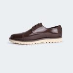 ANGELO B714SNY -Coffee Formal Shoes For Men -Caliber Shoes Nepal