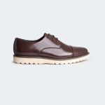 ANGELO B714SNY -Coffee Formal Shoes For Men -Caliber Shoes Nepal