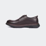 BRADFORD N536G -Coffee Lace Up Formal Shoes For Men -Caliber Shoes Nepal
