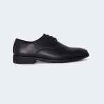 RICHARD T664G -Black Lace Up Formal Shoes For Men -Caliber Shoes Nepal