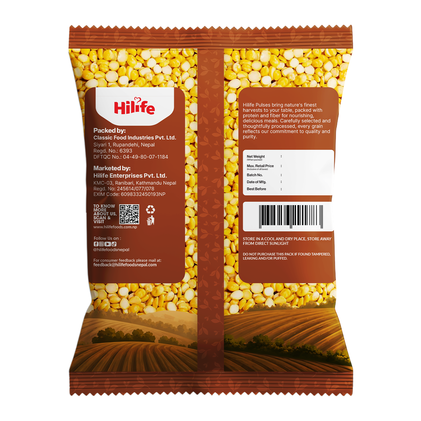 Hilife Rahar Dal 1 kg