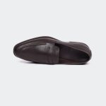 GEORGE T657G -Coffee Penny Formal Shoes For Men -Caliber Shoes Nepal