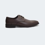 Kingsley T660C-CFF -Brown Lace Up Formal Shoes For Men -Caliber Shoes Nepal