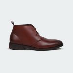 T 672 C OSPREY -Wine Red Chukka Boot For Men -Caliber Shoes Nepal