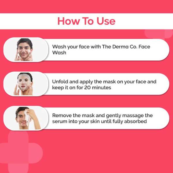 The Derma Co. 1.5% AHA+BHA Sheet Mask, 20gm (890608777069)