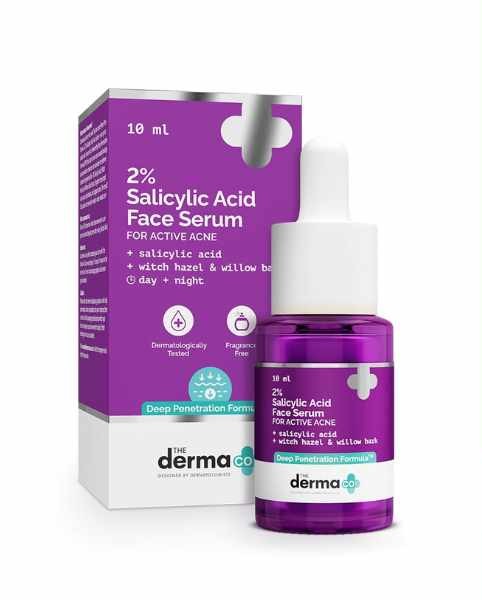 The Derma Co. 2% Salicylic Acid Face Serum, 10ml (8904417307146)