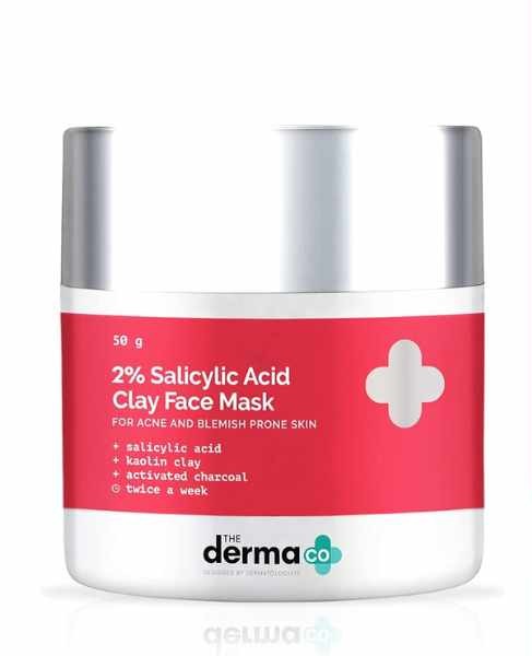 The Derma Co. 2% Salicylic Clay Face Mask, 50gm (8906087774495)