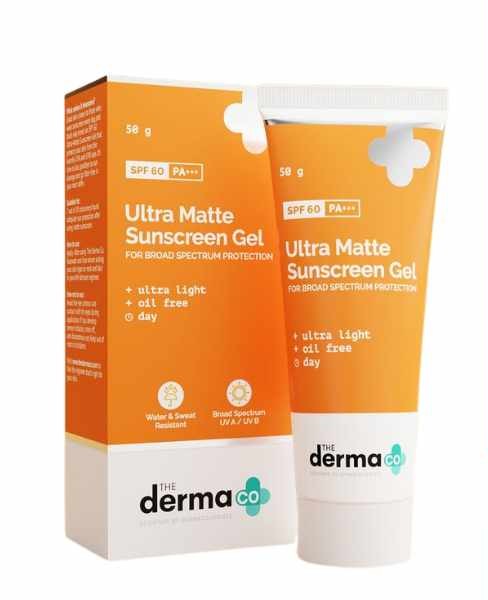 The Derma Co. Ultra Matte Sunscreen Gel, 50gm (8906087772095)