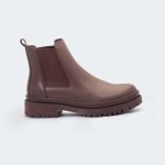 U483C ISABELLA -Coffee Boots For Women -Caliber Shoes Nepal