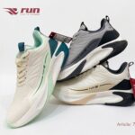 Run Shoes White/Green Sports Shoes for Men (7184)