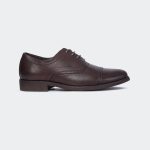 A 518 C -Coffee Formal Shoes For Men -Caliber Shoes Nepal