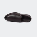 LOGAN Y538G -Coffee Penny Formal Shoes For Men -Caliber Shoes Nepal