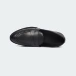 Y 543 C -Black Penny Formal Shoes For Men -Caliber Shoes Nepal