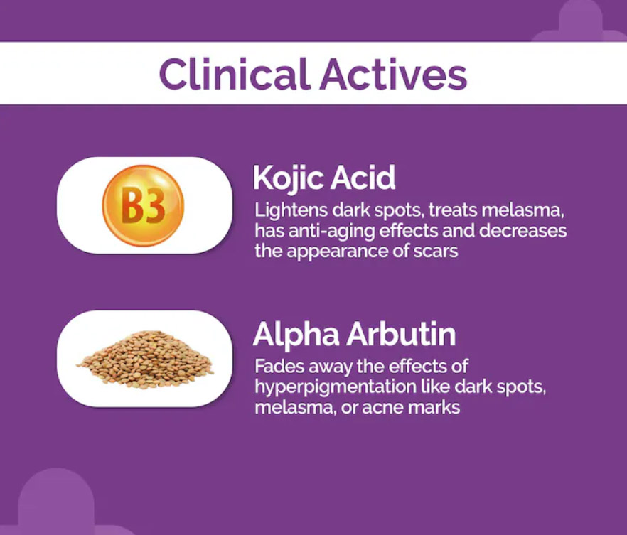 The Derma Co. 1% Kojic + Arbutin Night Repair Face Serum Gel 50gm (8904417300079)