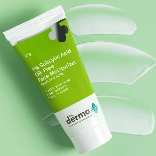 The Derma Co. 1% Salicylic Acid Oil-Free Daily Face Moisturizer 50gm (8906087776024)