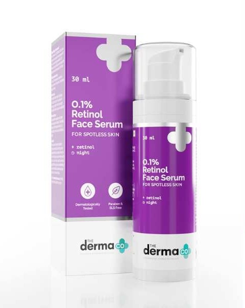 The Derma Co. 0.1% Retinol Serum, 30ml (8906087774488)