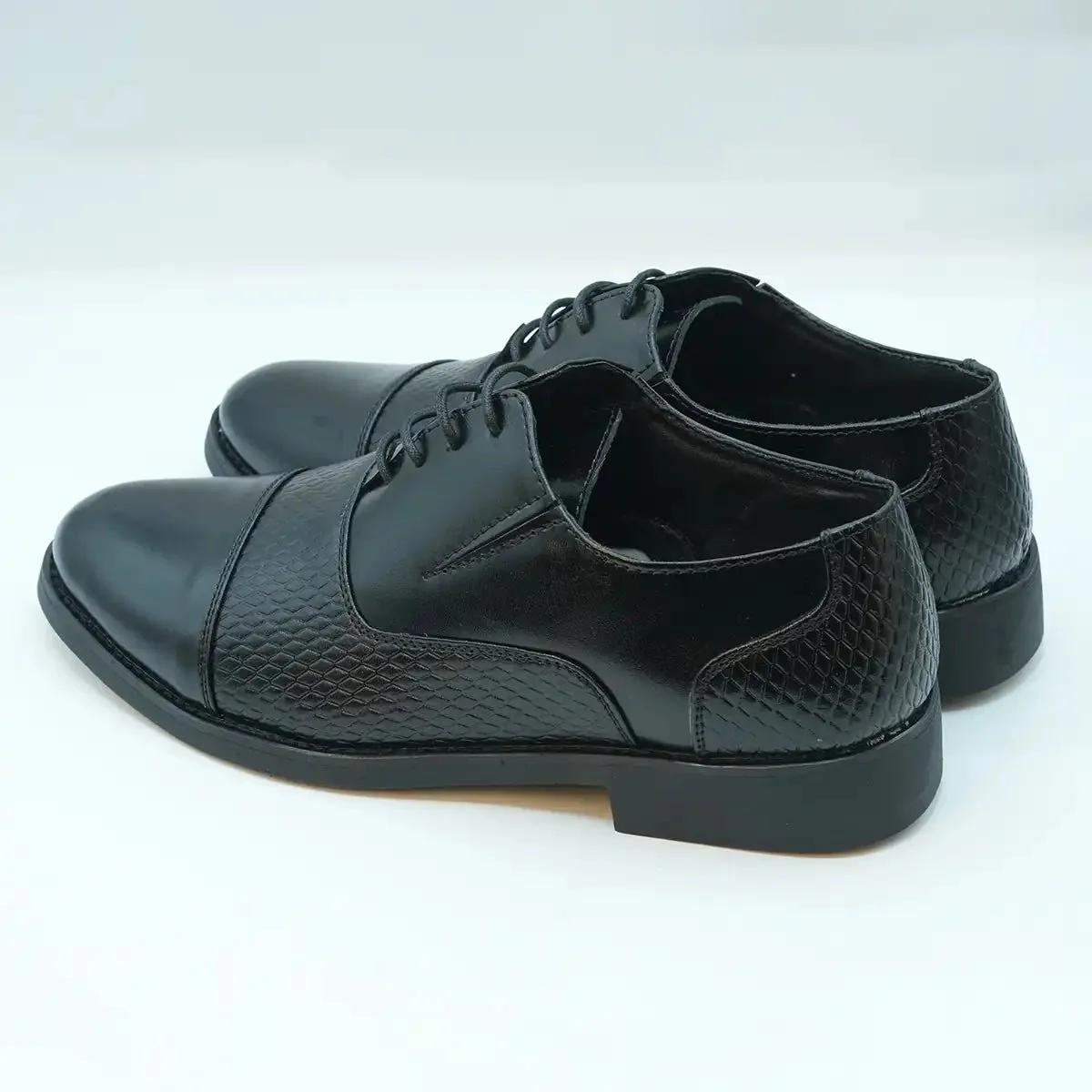 Men's PU Leather Lace-Up Oxford Formal Shoes GS51